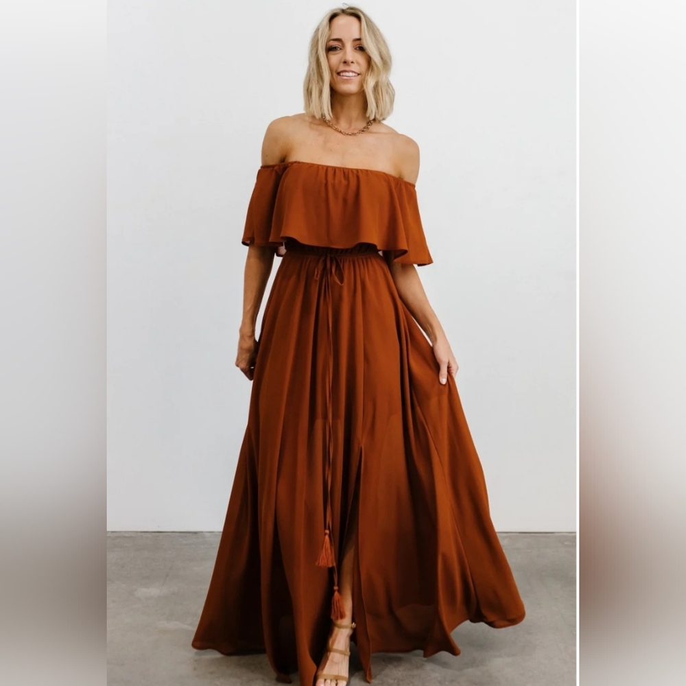 OWO Baltic Born Off-shoulder dress